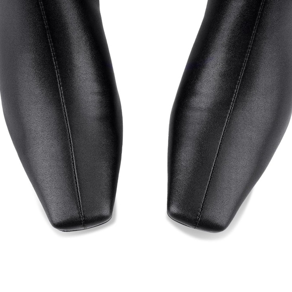NEW Black Kitten Heel Boots - Picture 5 of 7